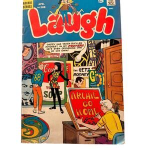 Vintage April 1968 laugh - Archie series #205